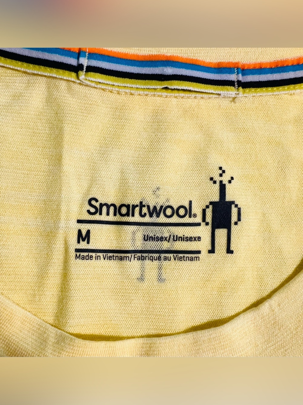Smartwool Sun Graphic Short-Sleeve T-Shirt Men's Size Medium Yellow Outdoors - Picture 10 of 10